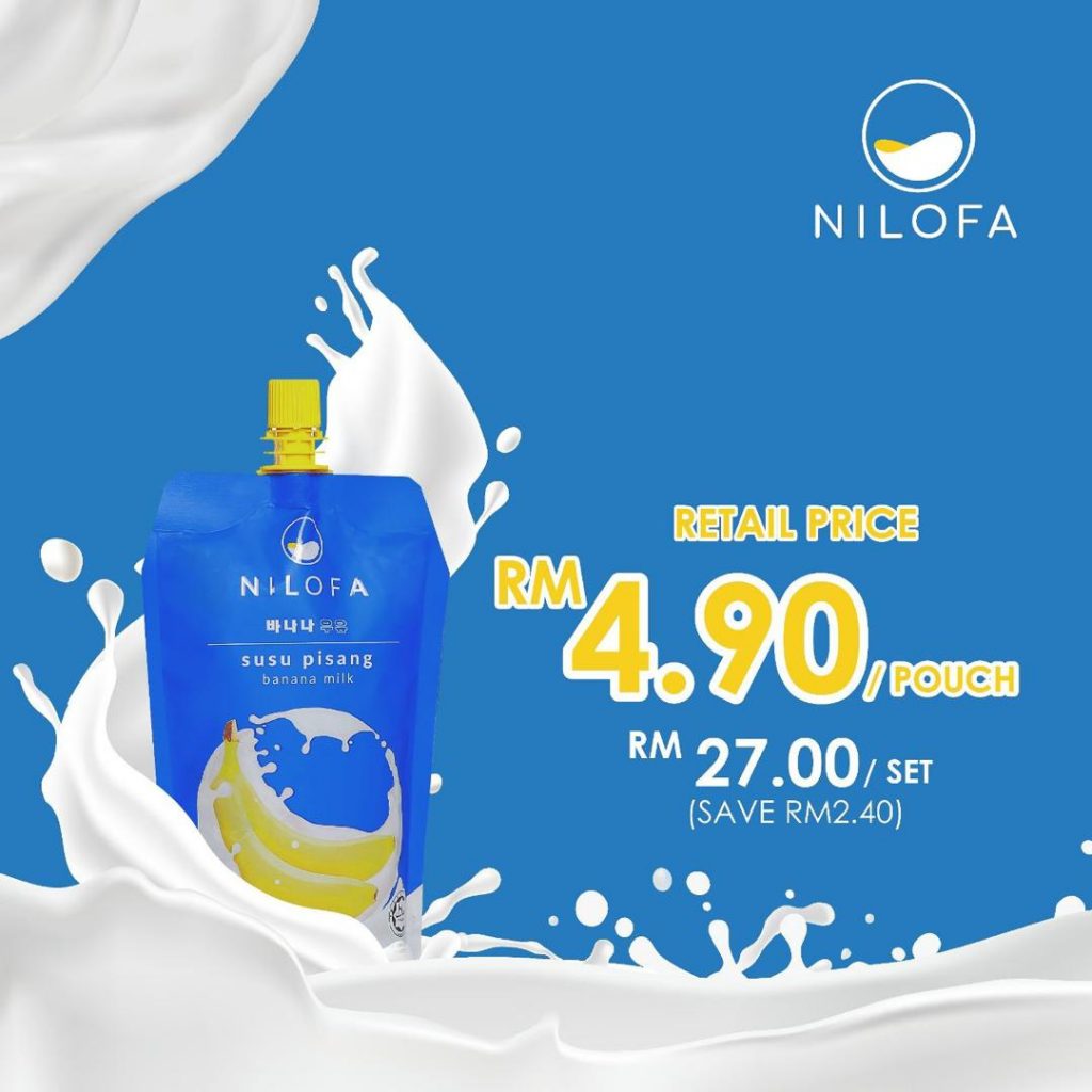 harga nilofa banana milk